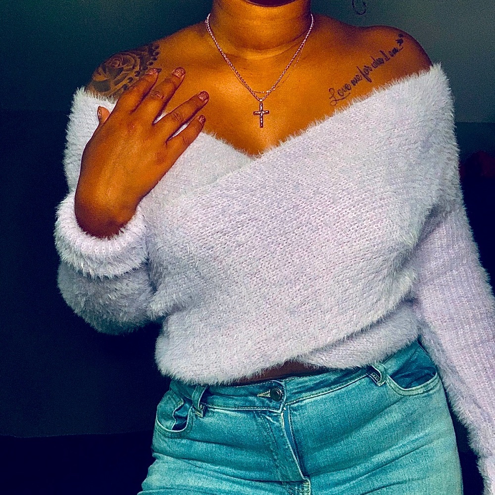 Cropped sweater